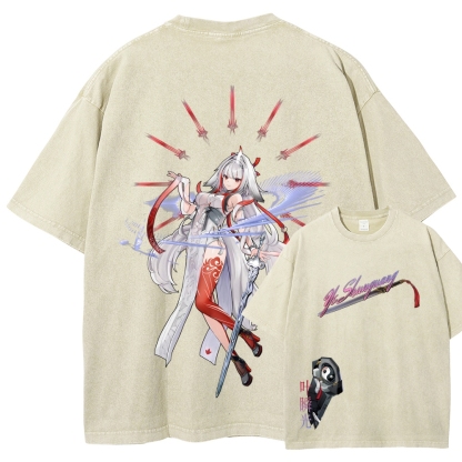 Zenless Zone Zero Unisex Fit Washed T-Shirt 2601008768