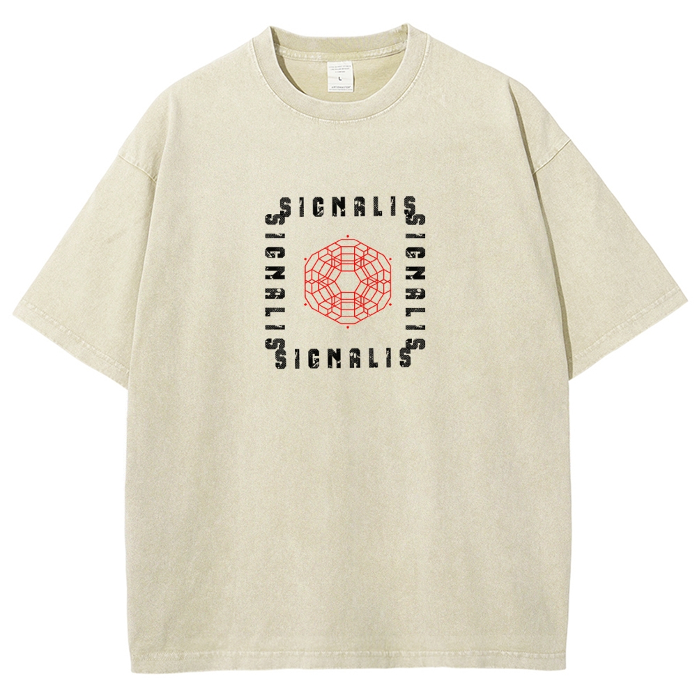 Signalis Unisex Fit Washed T-Shirt 2601017205