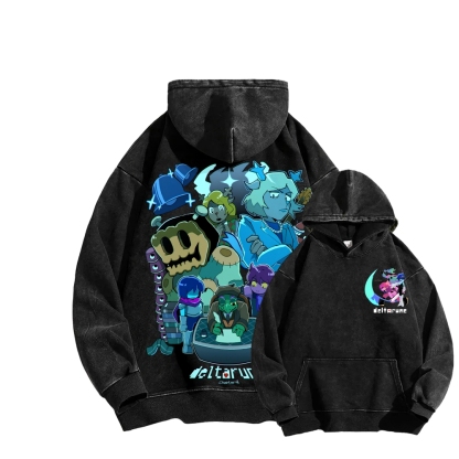 Deltarune Unisex Washed Hoodie 2602001319