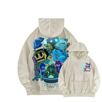 Deltarune Unisex Washed Hoodie 2602001319