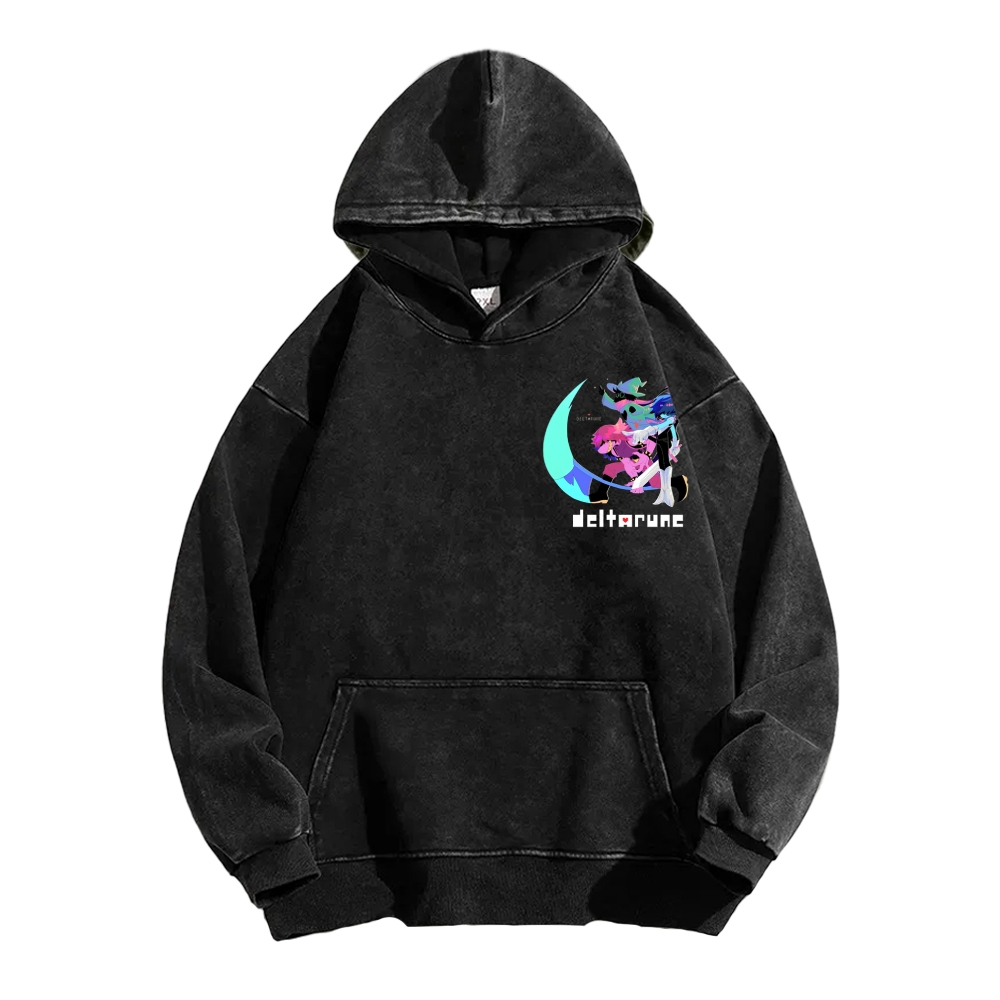 Deltarune Unisex Washed Hoodie 2602001319