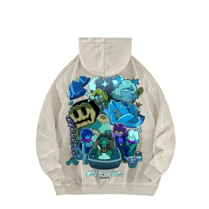 Deltarune Unisex Washed Hoodie 2602001319