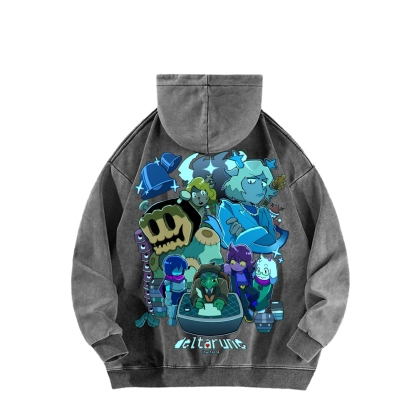 Deltarune Unisex Washed Hoodie 2602001319