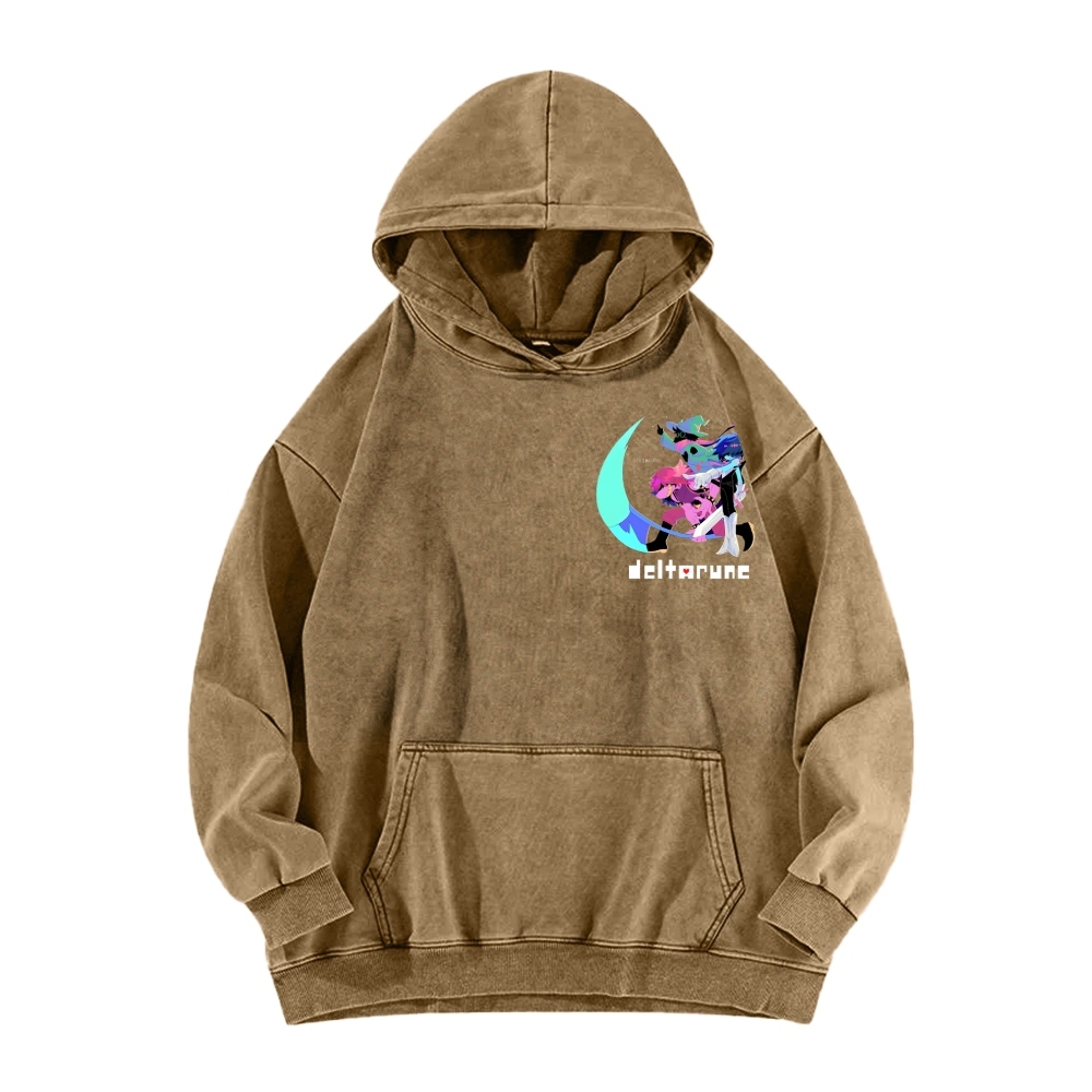 Deltarune Unisex Washed Hoodie 2602001319