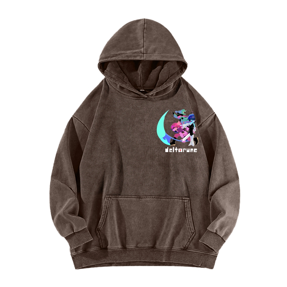 Deltarune Unisex Washed Hoodie 2602001319