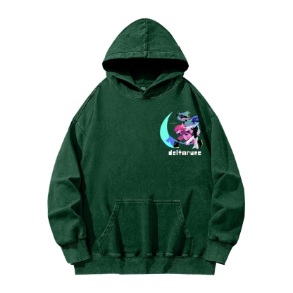 Deltarune Unisex Washed Hoodie 2602001319