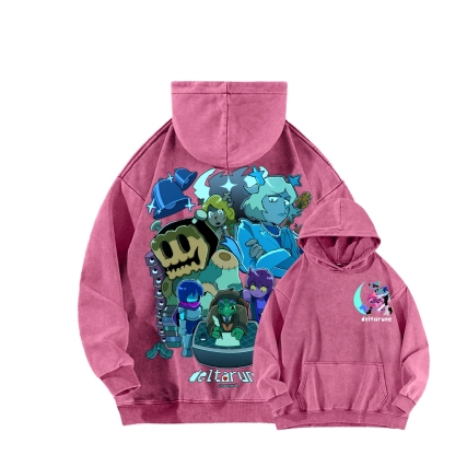 Deltarune Unisex Washed Hoodie 2602001319