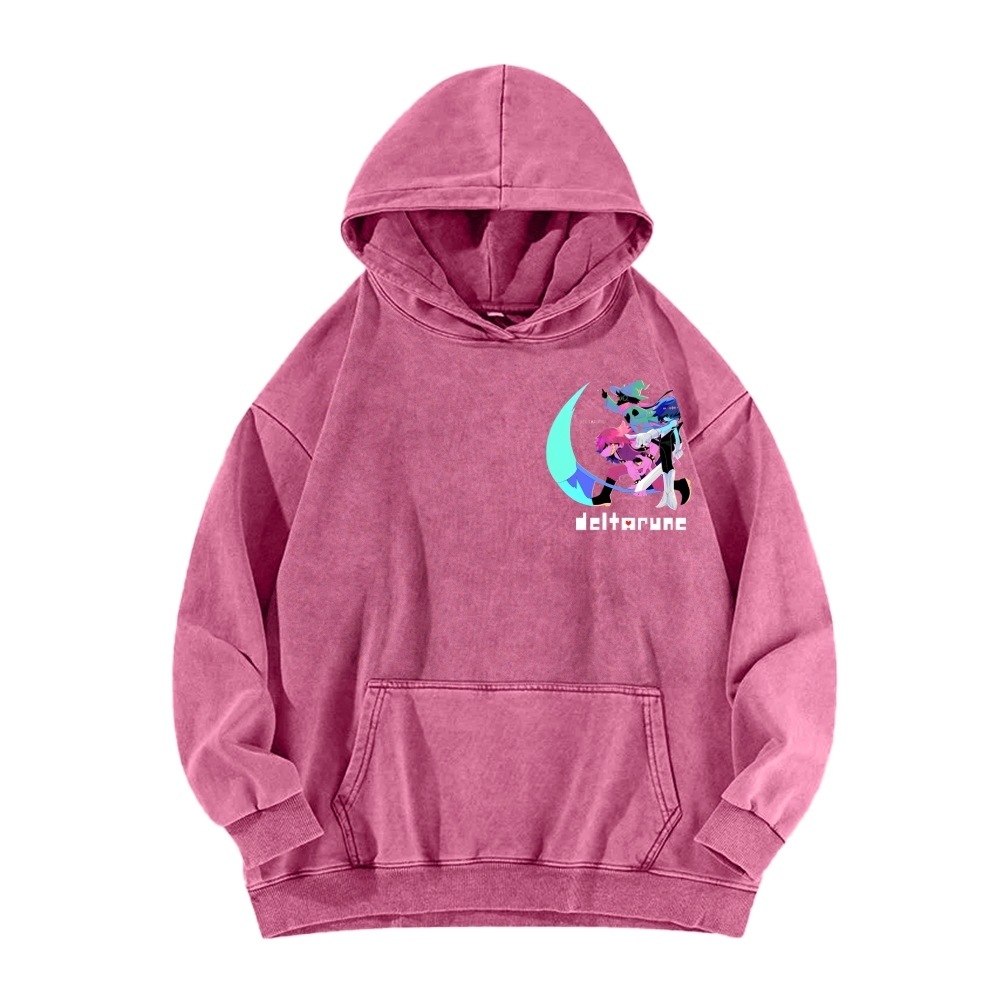 Deltarune Unisex Washed Hoodie 2602001319