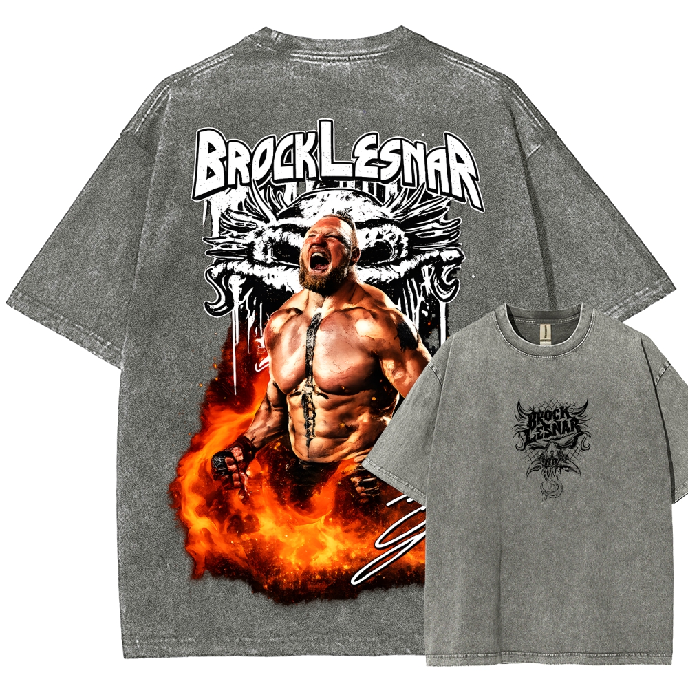 WWE Unisex Fit Washed T-Shirt 2604004013