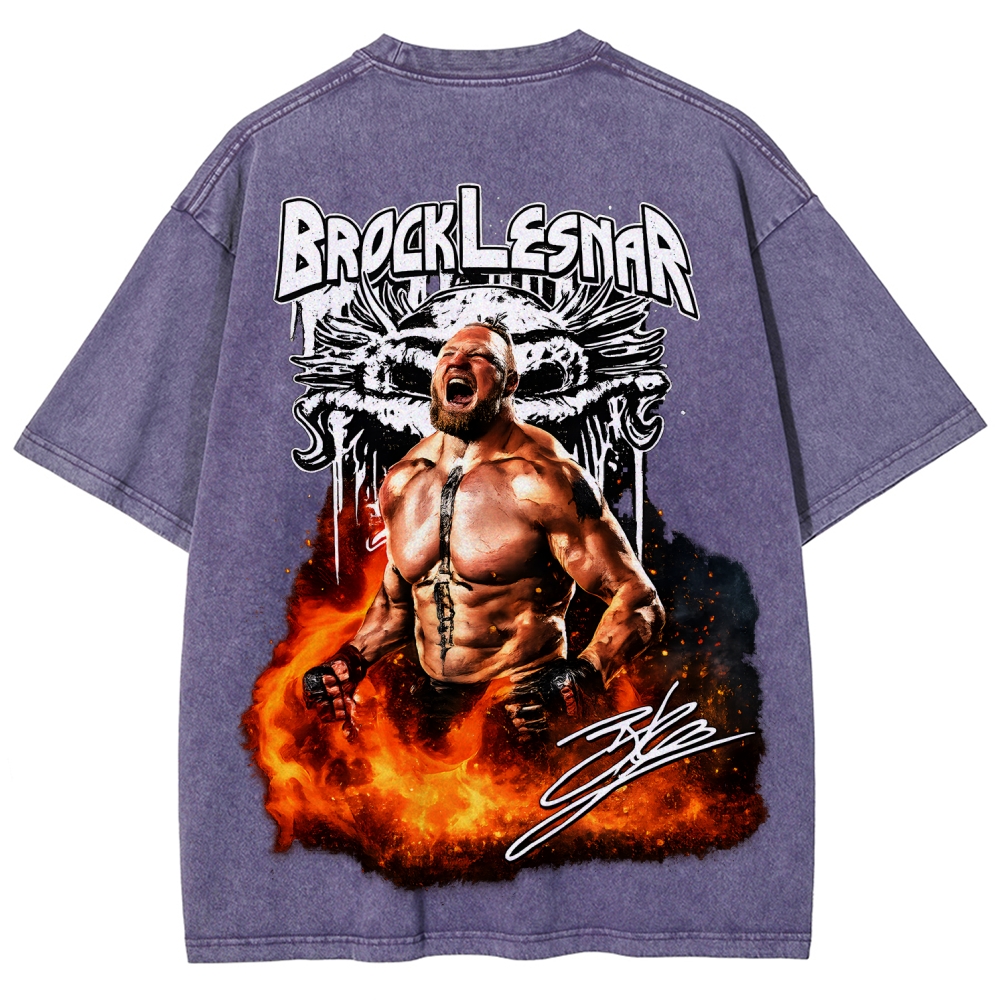 WWE Unisex Fit Washed T-Shirt 2604004013