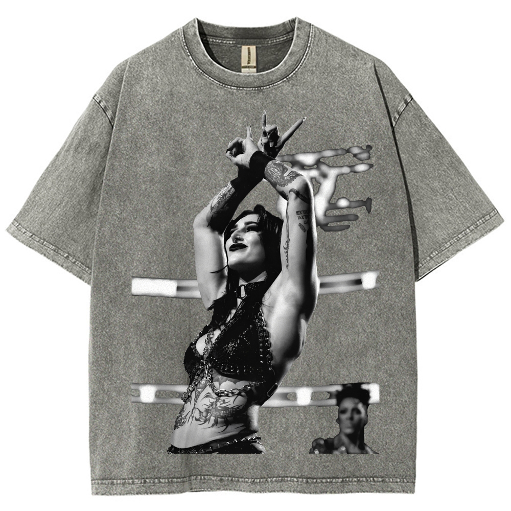 WWE Unisex Fit Washed T-Shirt 2604006764