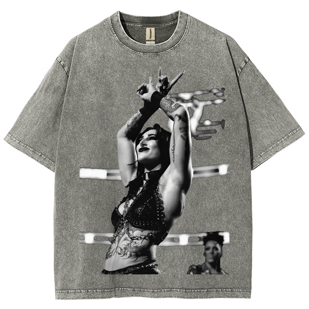 WWE Unisex Fit Washed T-Shirt 2604006764