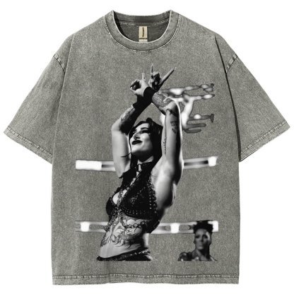 WWE Unisex Fit Washed T-Shirt 2604006764