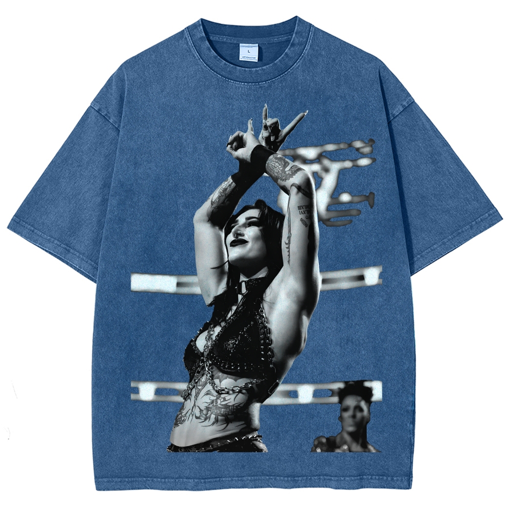 WWE Unisex Fit Washed T-Shirt 2604006764