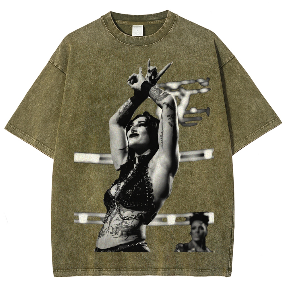 WWE Unisex Fit Washed T-Shirt 2604006764