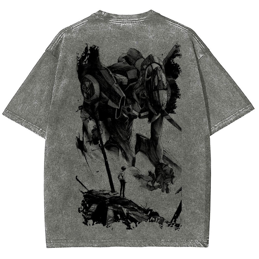 EVA Unisex Fit Washed T-Shirt 2605003390