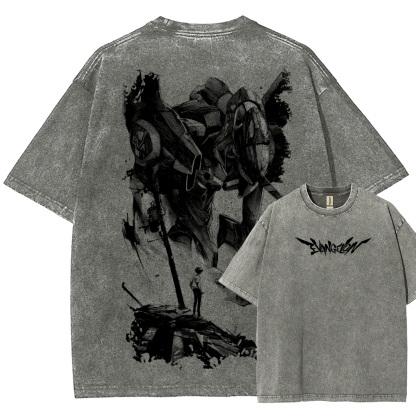 EVA Unisex Fit Washed T-Shirt 2605003390