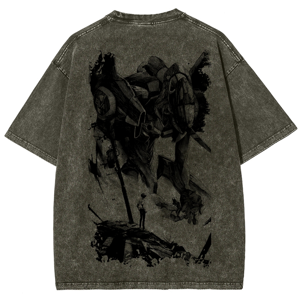 EVA Unisex Fit Washed T-Shirt 2605003390
