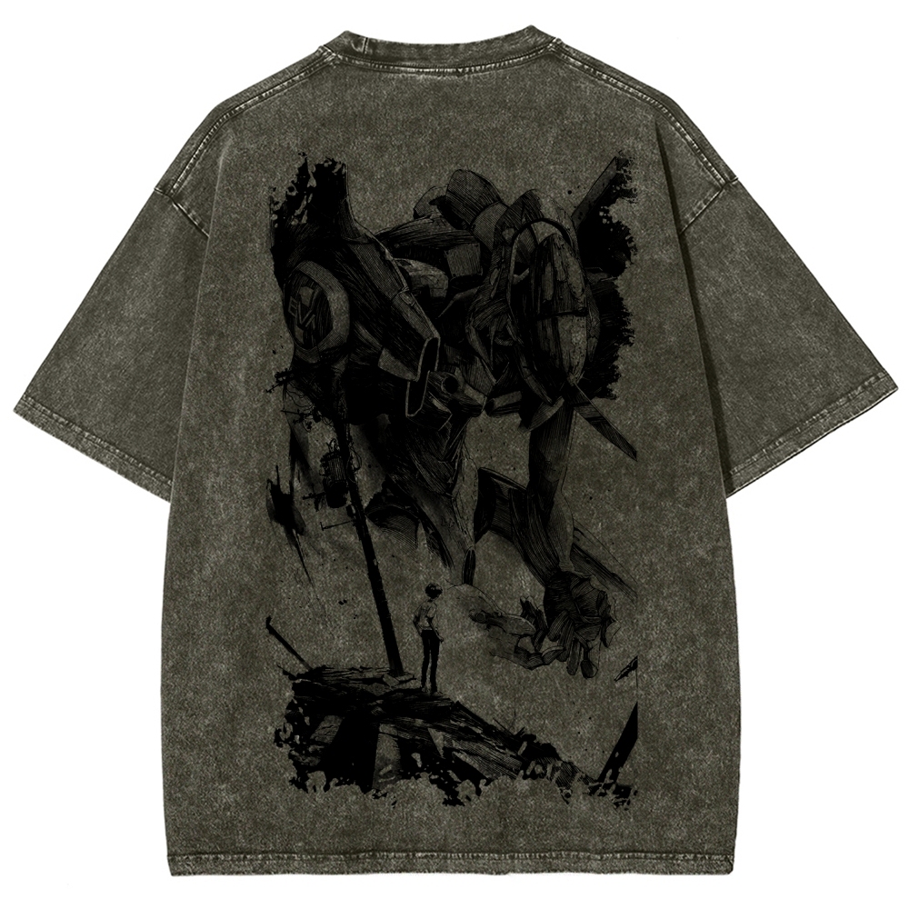 EVA Unisex Fit Washed T-Shirt 2605003390