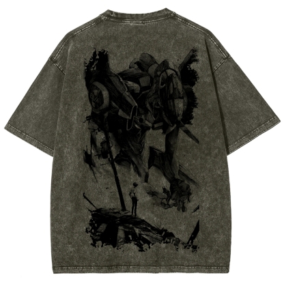 EVA Unisex Fit Washed T-Shirt 2605003390