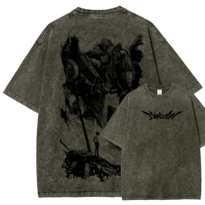 EVA Unisex Fit Washed T-Shirt 2605003390