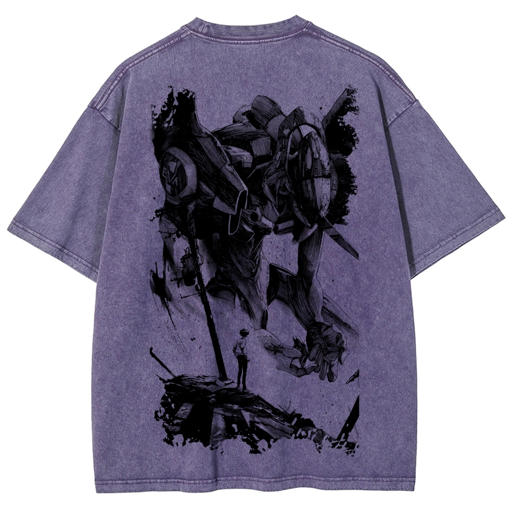 EVA Unisex Fit Washed T-Shirt 2605003390