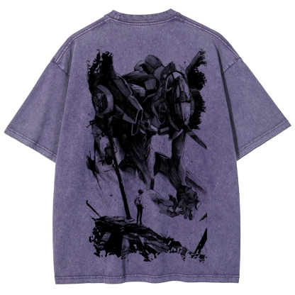 EVA Unisex Fit Washed T-Shirt 2605003390