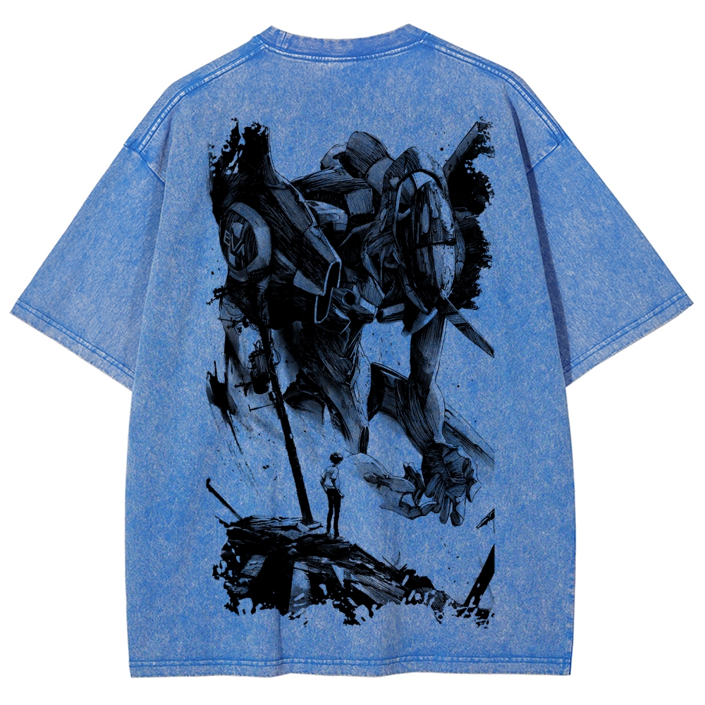 EVA Unisex Fit Washed T-Shirt 2605003390