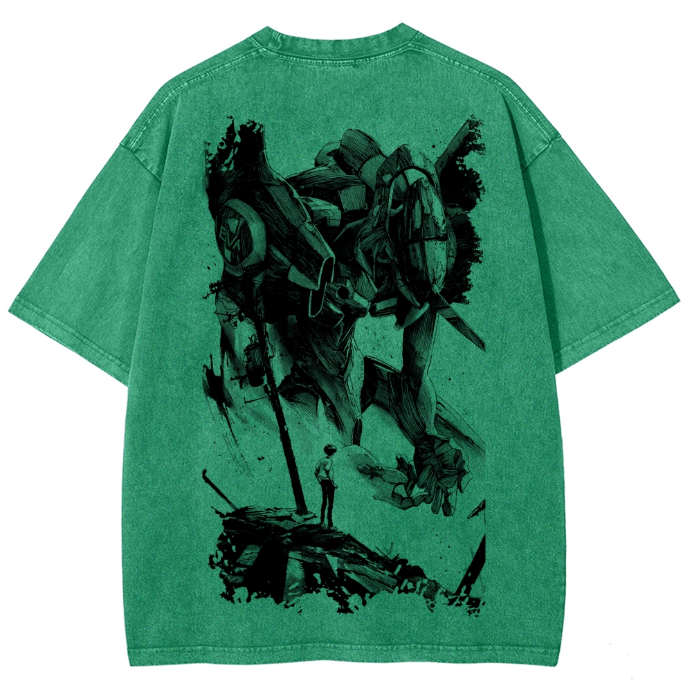 EVA Unisex Fit Washed T-Shirt 2605003390