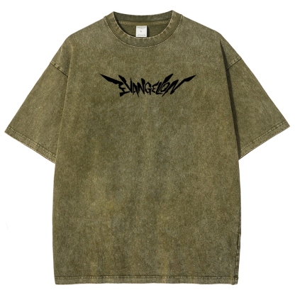 EVA Unisex Fit Washed T-Shirt 2605003390
