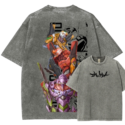 EVA Unisex Fit Washed T-Shirt 2605003424