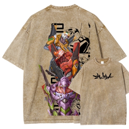 EVA Unisex Fit Washed T-Shirt 2605003424
