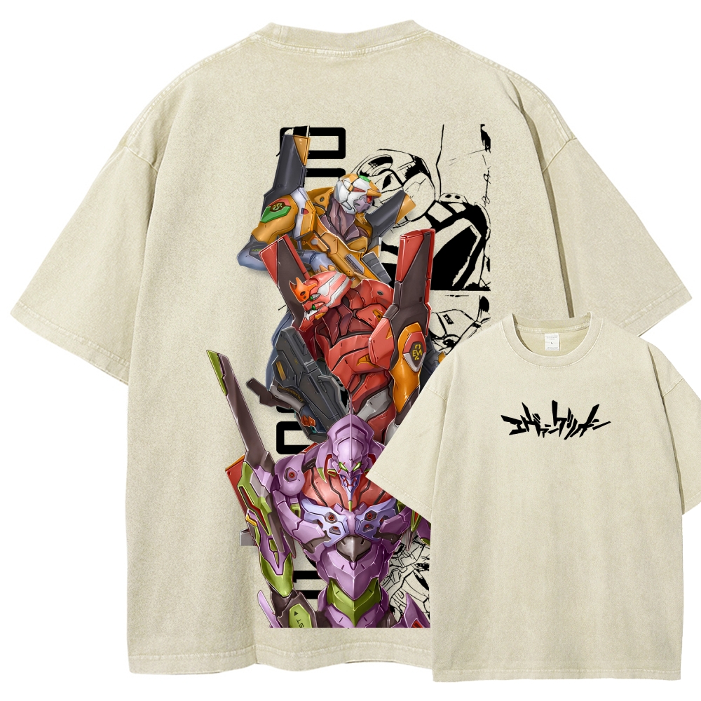 EVA Unisex Fit Washed T-Shirt 2605003424