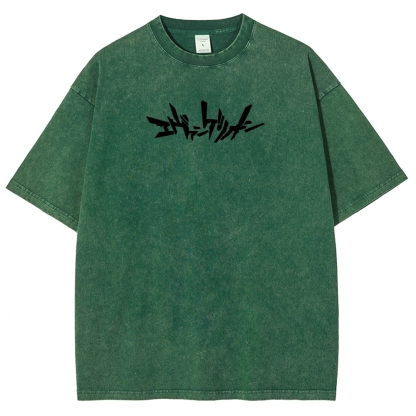 EVA Unisex Fit Washed T-Shirt 2605003424