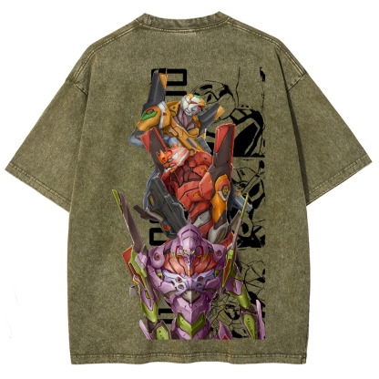 EVA Unisex Fit Washed T-Shirt 2605003424