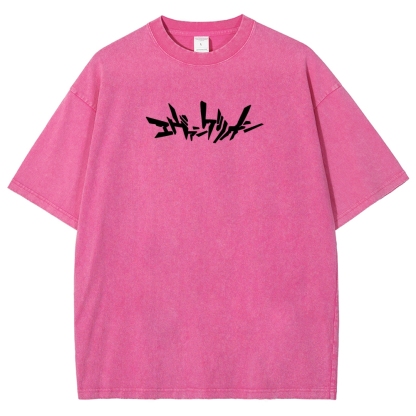 EVA Unisex Fit Washed T-Shirt 2605003424