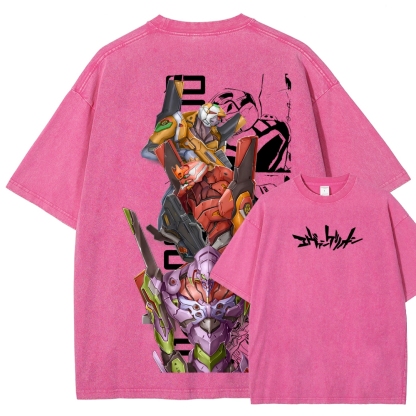 EVA Unisex Fit Washed T-Shirt 2605003424