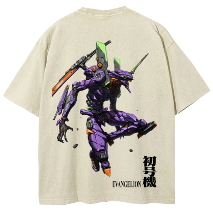 EVA Unisex Fit Washed T-Shirt 2605004821