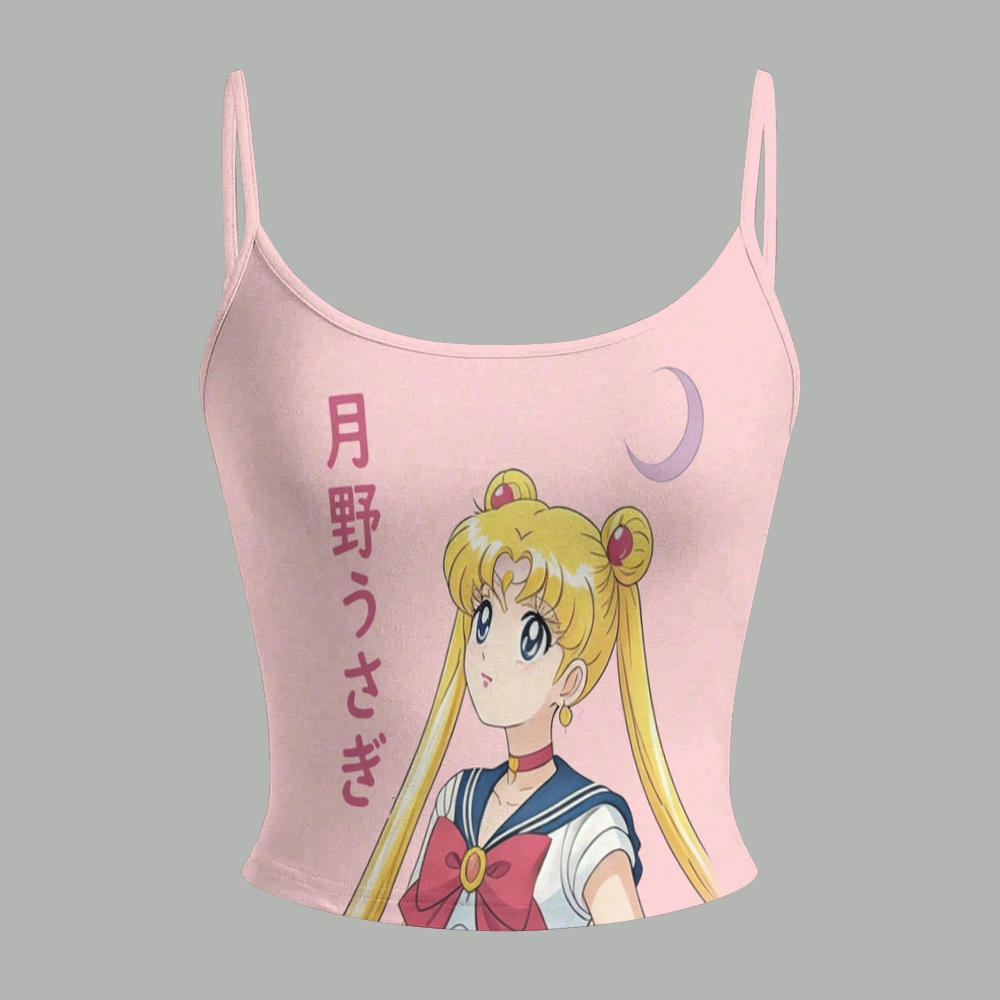 Sailor Moon Top & Elasticated Trousers Two-Piece Set 2605006725