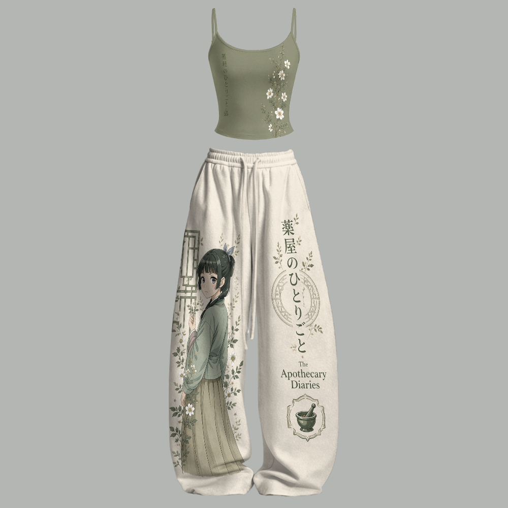 The Apothecary Diaries Top & Elasticated Trousers Two-Piece Set 2606002037