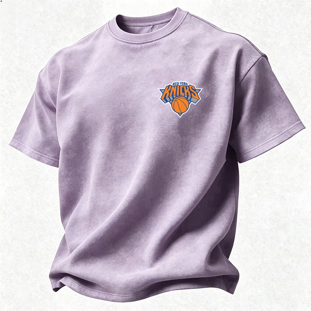 Basketball Printed Unisex Pure Cotton Washed T-Shirt 2606009038