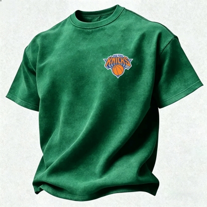 Basketball Printed Unisex Pure Cotton Washed T-Shirt 2606009038