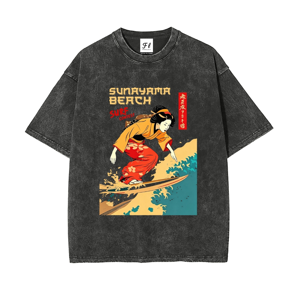 260G/16 Washed T-shirt