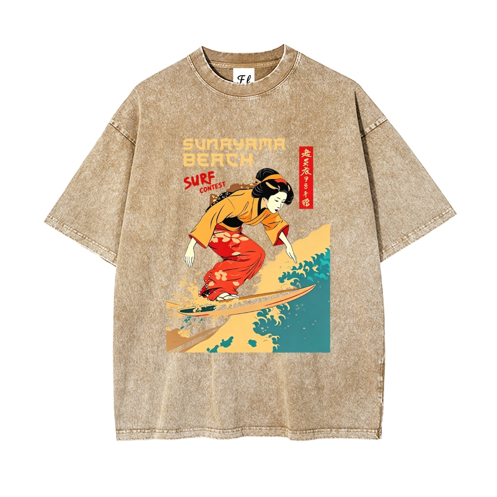 260G/16 Washed T-shirt
