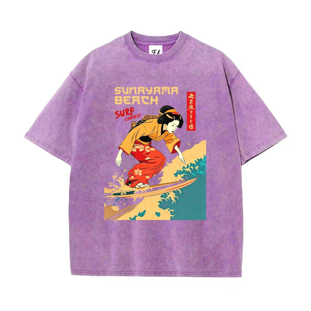 260G/16 Washed T-shirt