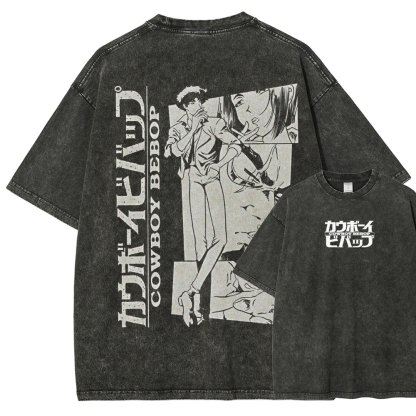 Cowboy Bebop Unisex Fit Washed T-Shirt 2501009457