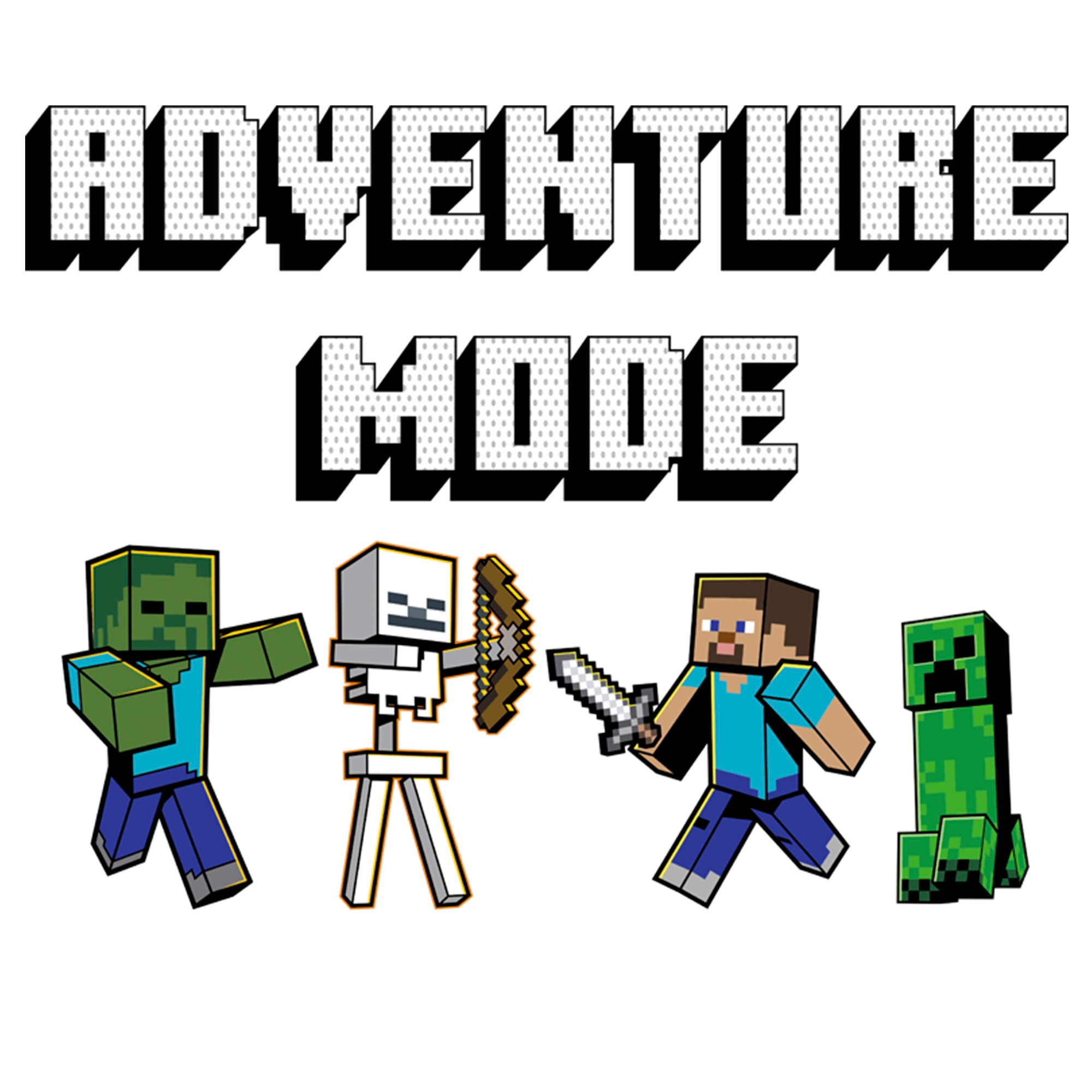 Men's Minecraft Adventure Mode T-Shirt