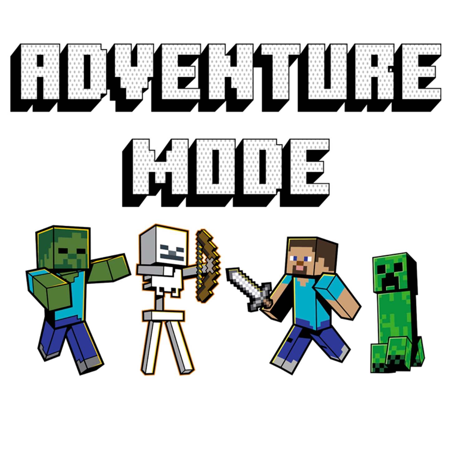 Men's Minecraft Adventure Mode T-Shirt