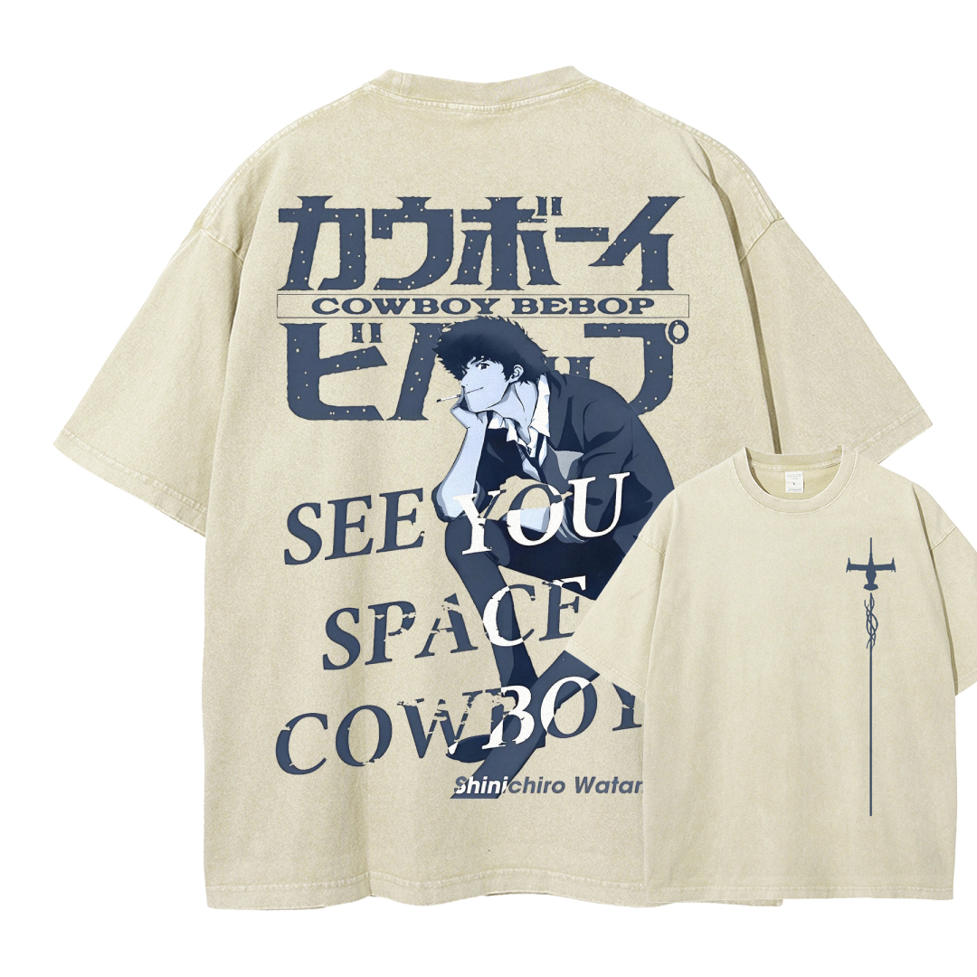 Cowboy Bebop Unisex Fit Washed T-Shirt 2503005448