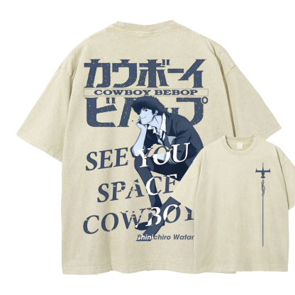 Cowboy Bebop Unisex Fit Washed T-Shirt 2503005448